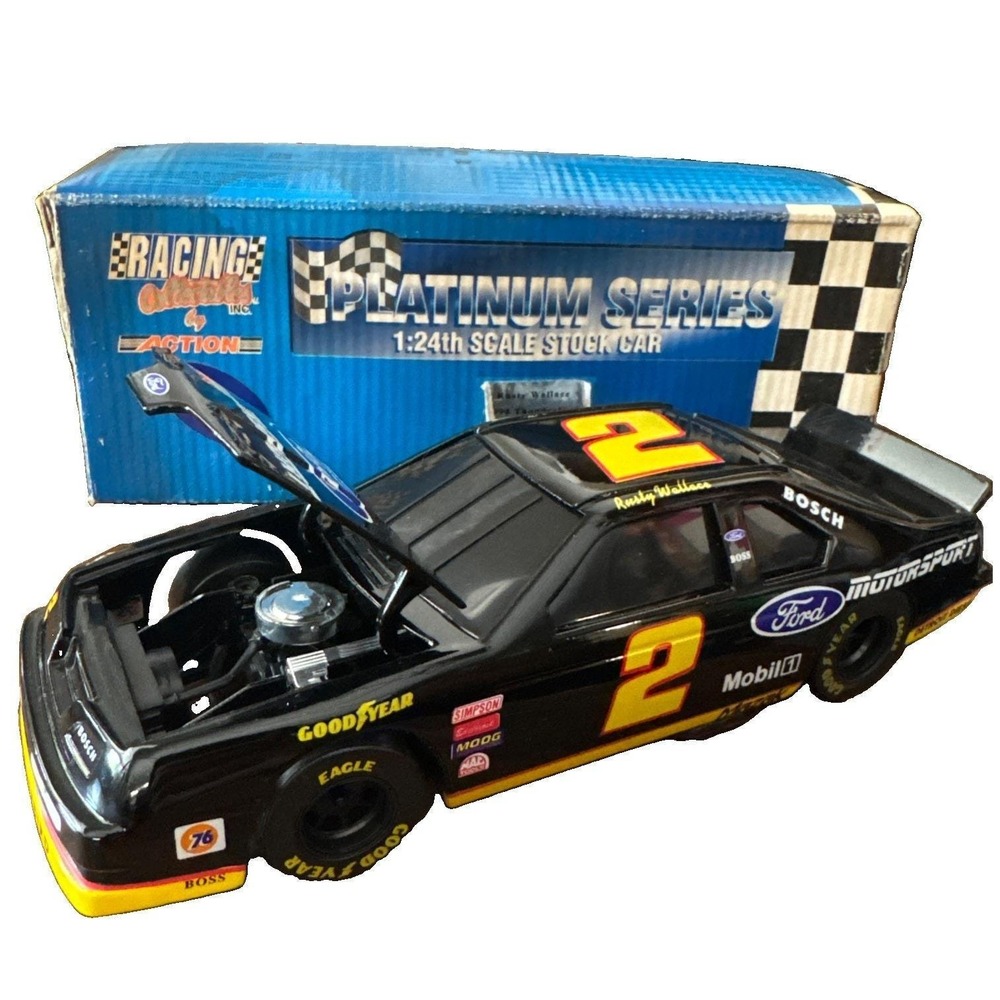Rusty Wallace #2 Action Platinum Series 1:24 Scale Die Cast Bank